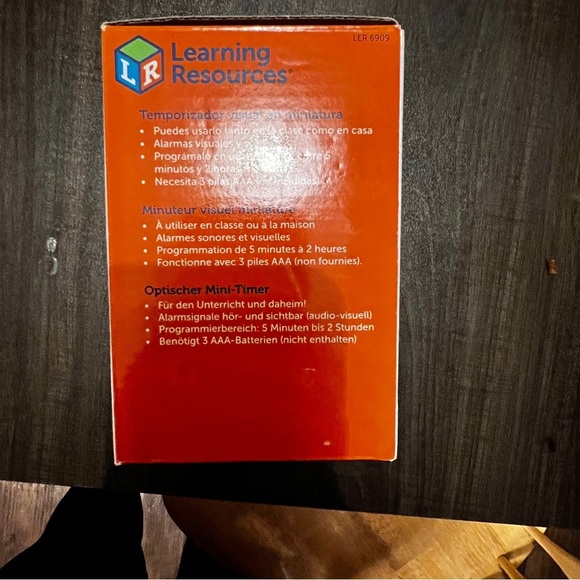 Learning Resources Time Tracker Mini Visual Timer, Classroom Timer, Hand Washing - Picture 3 of 6